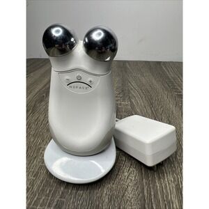 NuFACE Trinity Classic Full Size Microcurrent Facial Toning Toner White Tested!